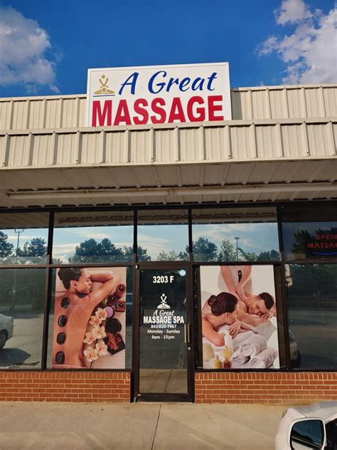 Massage florence sc - 1001 West Evans Street. Florence, SC 29501. View Service Menu. Charlene Jackson in Florence, SC offers Massage, Wellness, Swedish Massage, Deep Tissue Massage, …